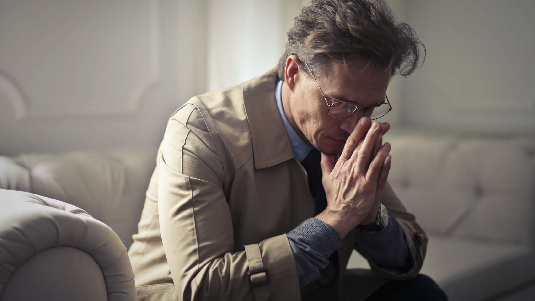 man suffering from seasonal affective disorder man suffering from seasonal affective disorder